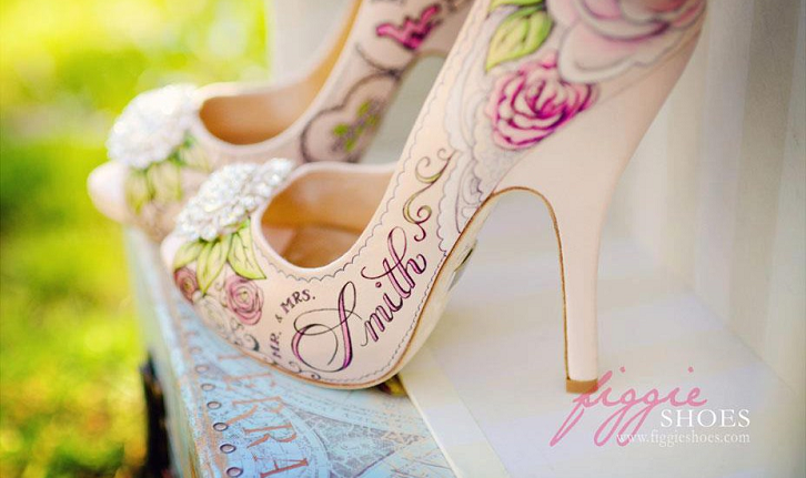 ticket Melting divorce Pantofi de nunta personalizati | WEDMAG