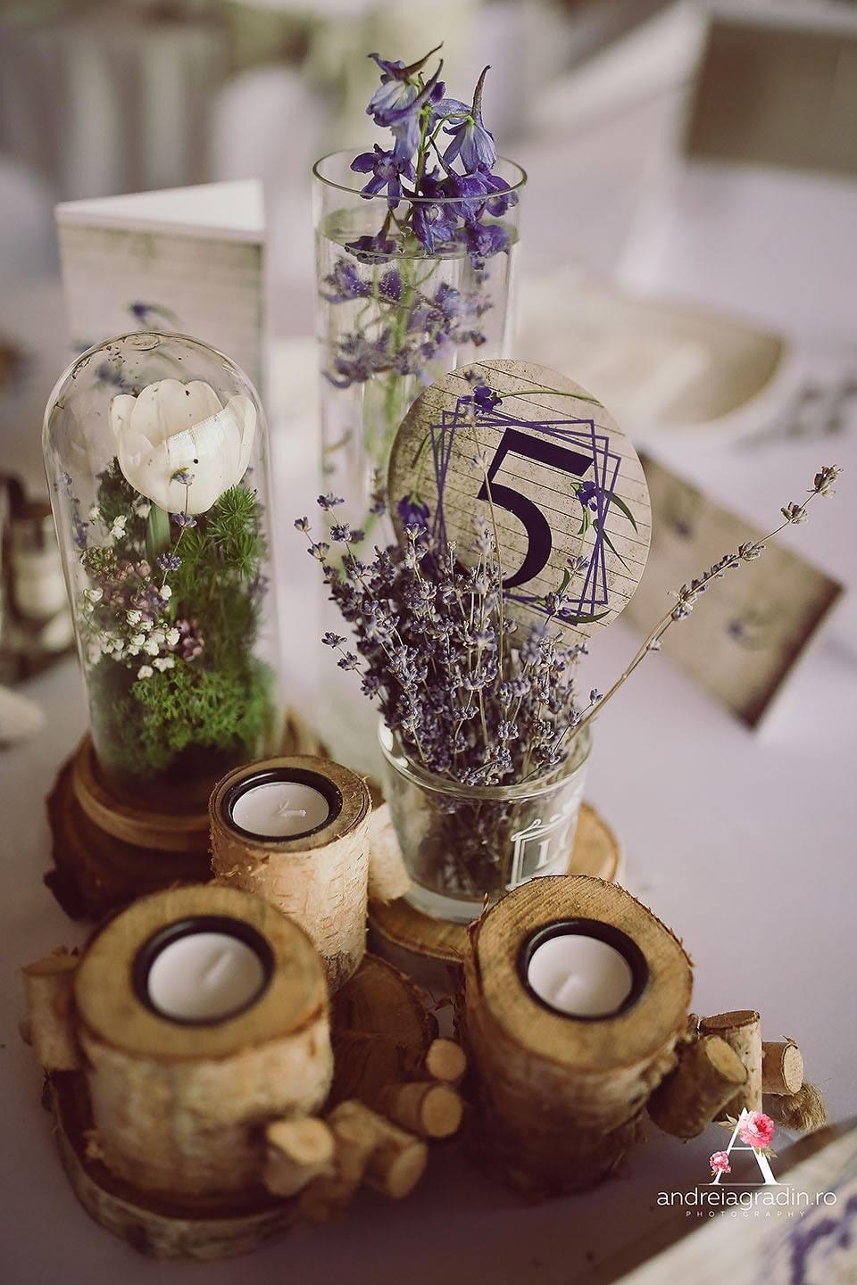 Credit foto: Andreia Gradin aranjament rustic reinterpretat